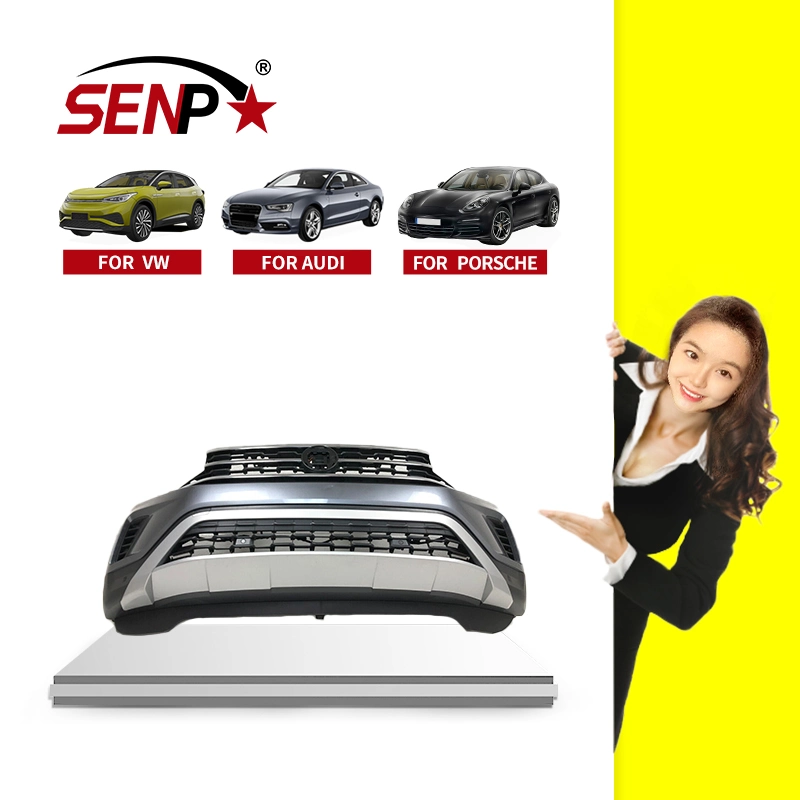 Senp Auto Car Body Bumper Spare Parts for 2020-2023 VW Atlas &amp; Cross Sport Front Bumper 4 Sensor Platinum 3cm807221